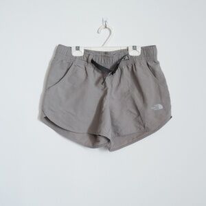 Northface greyish khaki hiking shorts size small